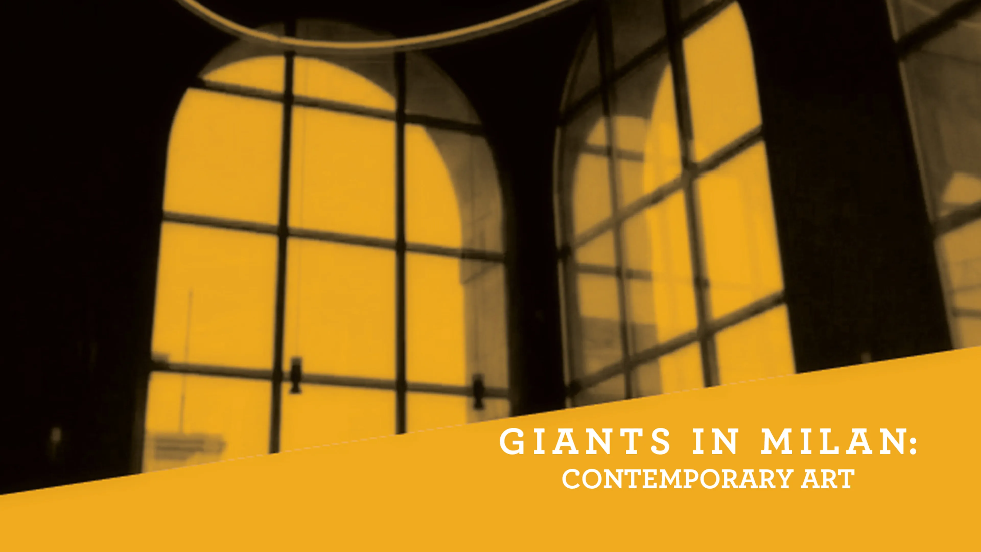 Giants in Milan Contemporary Art poster